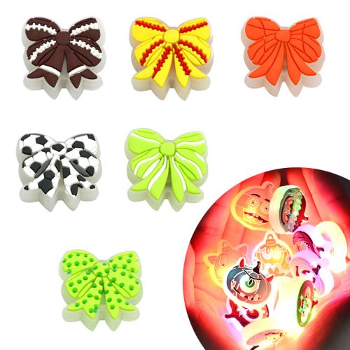 Eva Beach Bag Accessories PVC LED Clog Charms