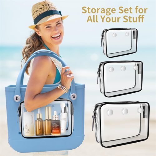 Wholesale EVA Beach Bag Accessory storage bag Four pieces make up a set Manufacturer