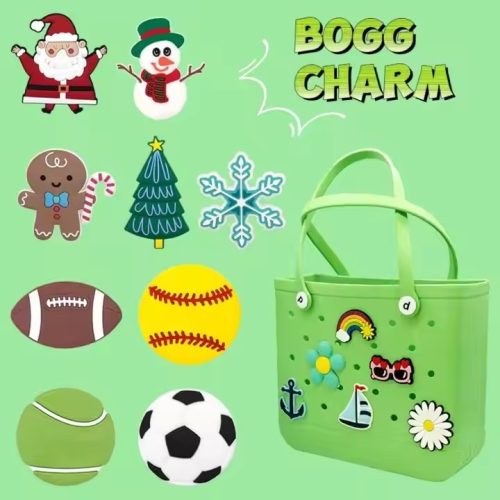 Large Rubber Clog Charms for Beach Bags BOGG CHARM