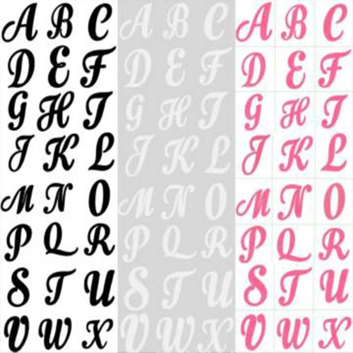 Large Rubber Clog Charms for Beach Bags Letter