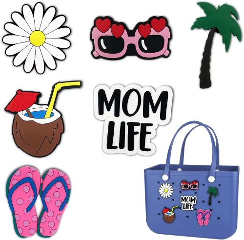 Large Rubber Clog Charms for Beach Bags