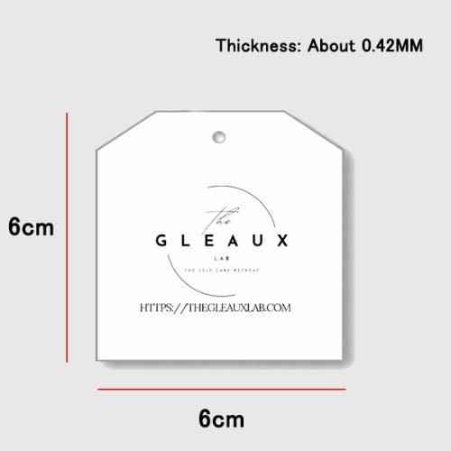 Custom Design Tag EVA Beach Tote Bag Accessory label