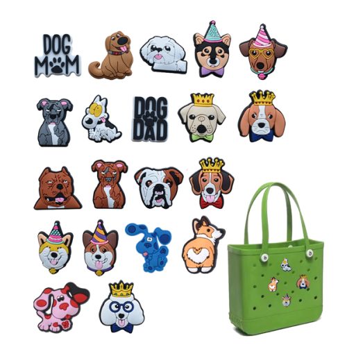 Dogs Clog Charms for EVA Beach Tote Bag