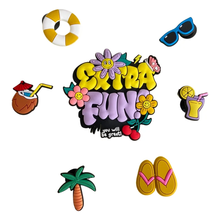 Large Rubber Clog Charms for Beach Bags Marine Beach Swimming Ring