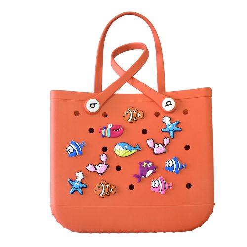 Large Rubber Clog Charms for Beach Bags Marine fish series