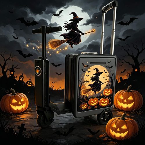 Airline Approved Smart Luggage – Halloween