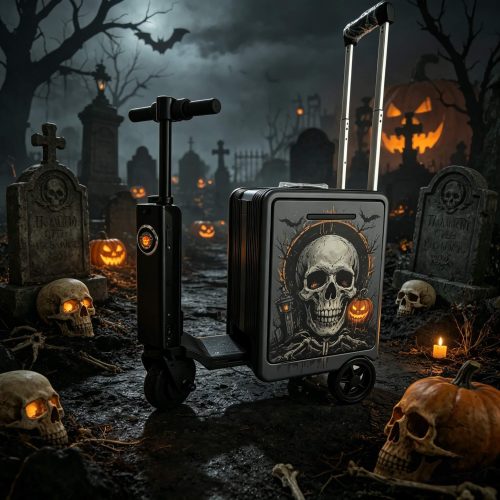 Carry On Electric Suitcase – Halloween