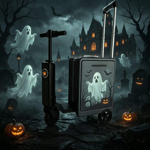 Electric Luggage Scooter – Halloween