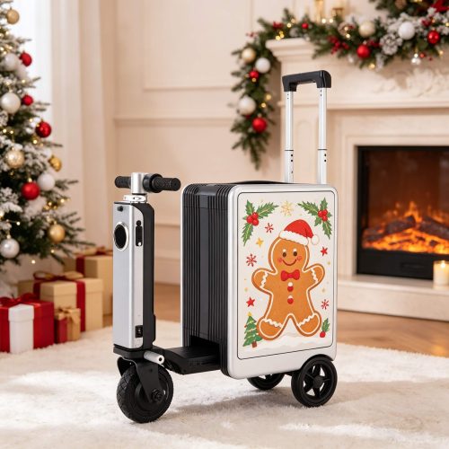 Premium Electric Suitcase – Christmas